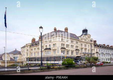 Hydro hotel on the sea front in Llandudno Wales United Kingdom Stock Photo