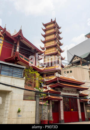 The Thanh Minh Thien Vien Buddhist temple in Ho Chi Minh City, Vietnam. Stock Photo