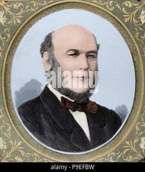 Jules Grevy (1807-1891). President of the French Third Republic. Portrait. Engraving. 'La Ilustracion Espanola y Americana', 1879. Colored. Stock Photo