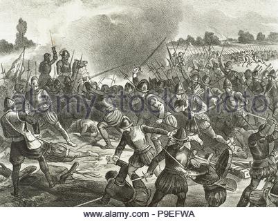 Italian War of 15511559. The Battle of SaintQuentin (1557) with the