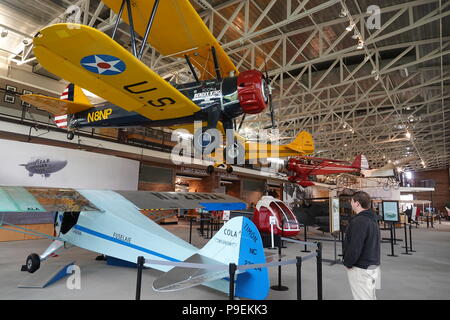 USA Maryland MD College Park Aviation Museum the oldest continuously used airport in the world civil aviation Stock Photo