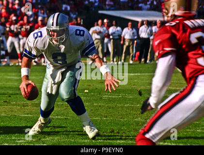 San Francisco, California, USA. 2nd Nov, 1997. San Francisco 49ers vs.  Dallas Cowboys at Candlestick Park Sunday, November 2, 1997. 49ers beat  Cowboys 17-10. San Francisco 49ers defensive end Marvin Washington (95)