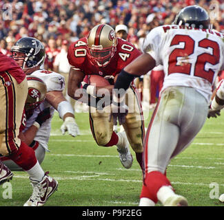 Falcons #36 Full Back Vernon Hayes in the game between the Atlanta Falcons  and the New York Giants at Giants Stadium, Rutherford, New Jersey The  Giants defeated the Falcons 34-31. (Credit Image: ©