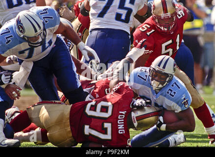 Eddie George NFL football player Stock Photo - Alamy