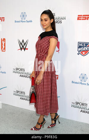 Los Angeles, Ca, USA. 17th July, 2018. Emmy Rossum at the 4th Annual Sports Humanitarian Awards at The Novo by Microsoft on July 17, 2018 in Los Angeles, California. Credit: David Edwards/Daily Celeb/Media Punch/Alamy Live News Stock Photo