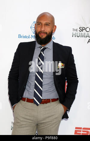 Los Angeles, Ca, USA. 17th July, 2018. Tim Howard at the 4th Annual Sports Humanitarian Awards at The Novo by Microsoft on July 17, 2018 in Los Angeles, California. Credit: David Edwards/Daily Celeb/Media Punch/Alamy Live News Stock Photo