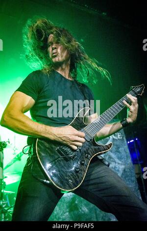 Toronto, Ontario, Canada. 17th July, 2018. American extreme metal supergroup 'Act of Defiance' performed at Mod Club in Toronto. Band members: HENRY DEREK, CHRIS BRODERICK, MATT BACHAND, SHAWN DROVER Credit: Igor Vidyashev/ZUMA Wire/Alamy Live News Stock Photo