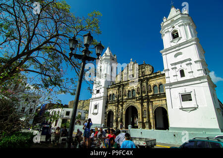 Cathedral Basilica of St. Mary Panama Stock Photo