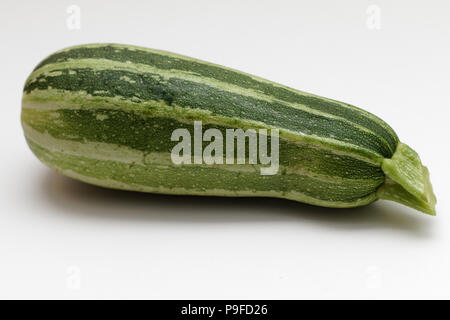 Zucchini on white Stock Photo