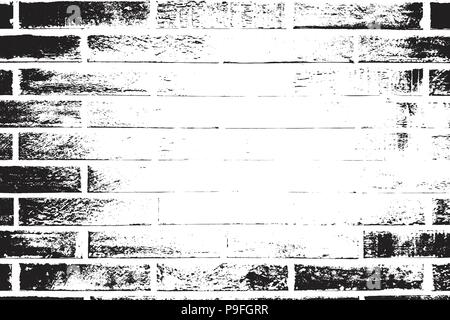Distressed overlay texture of old brick wall, grunge background ...