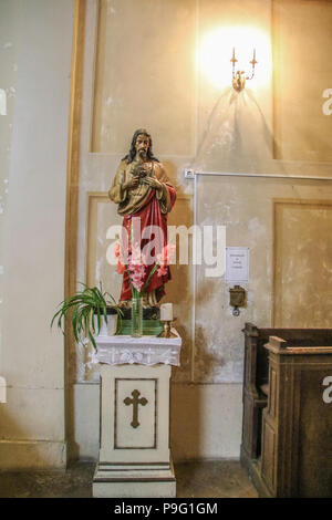 Herceg Batthyáni Fülöp MDCCCXXXX Hungary, Enying  Roman Catholic Church 14 07 2018 (Christening) Stock Photo