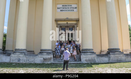 Herceg Batthyáni Fülöp MDCCCXXXX Hungary, Enying  Roman Catholic Church 14 07 2018 (Christening) Stock Photo