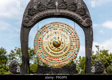 World Peace Gong in Desa Budayal Kertalangu, Bali, Indonesia Stock ...