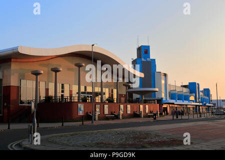 The Floral Pavilion, New Brighton seaside resort, Wallasey town, Wirral, Merseyside, England, UK Stock Photo