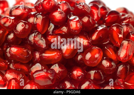 grains of ripe and juicy pomegranate Stock Photo