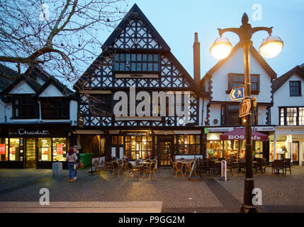 The Tudor Tavern, Fore Street, Taunton, Somerset  Grade I listed building built 1578 Stock Photo