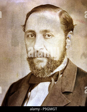 Franisco Asenjo Barbieri (Madrid, 1823-1894), Spanish composer. Stock Photo