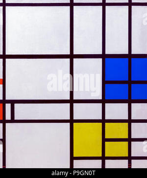 Composition with Red, Yellow and Blue 1942 by Piet Mondrian Stock Photo ...