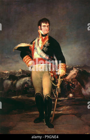 Fernando VII. (1784-1833), King of Spain. (1808-1833). Stock Photo