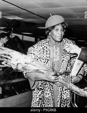 ella fitzgerald, milan, 1966 Stock Photo