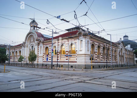 Sofia's Central Market Hall, Bulgaria Stock Photo