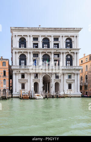 Palazzo Grimani di San Luca, Grand Canal, San Marco, Venice, Veneto, Italy, 16thC renaissance architecture by architect Michele Sanmicheli Stock Photo