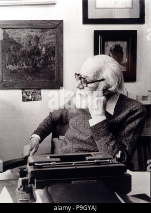 Joan Oliver i Sallarés, known as Pere Quart (1899 - 1986), Catalan writer. Stock Photo