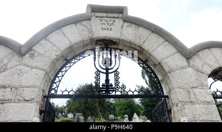 Jewish cemetery in Sarajevo, Bosnia and Herzegovina Europe Stock Photo