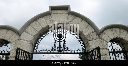 Jewish cemetery in Sarajevo, Bosnia and Herzegovina Europe Stock Photo