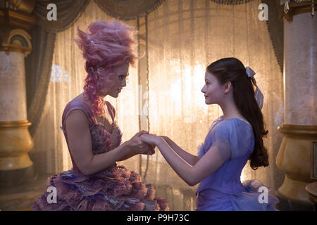 RELEASE DATE: November 2, 2018 TITLE: The Nutcracker And The Four Realms STUDIO: Walt Disney Pictures DIRECTOR: Lasse Hallstrom, Joe Johnston PLOT: A young girl is transported into a magical world of gingerbread soldiers and an army of mice. STARRING: KEIRA KNIGHTLEY as Sugar Plum Fairy, MACKENZIE FOY is Clara. (Credit Image: © Walt Disney Pictures/Entertainment Pictures) Stock Photo
