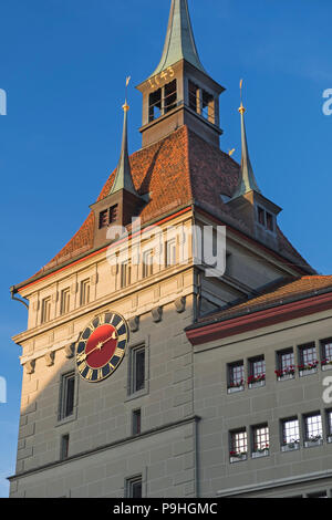 Käfigturm Prison Tower Bärenplatz Old Town Bern Switzerland Stock Photo