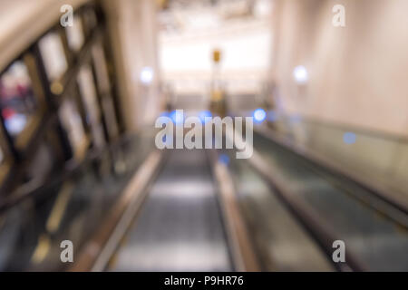 Defocused background image of shopping mall Stock Photo