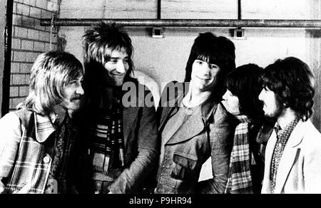 faces, ron wood, rod stewart, ronnie lane, ian mclagan, kenney jones, 70s Stock Photo