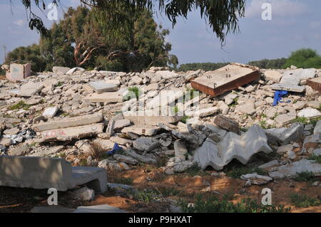 Israeli Home Front Command earthquake, bomb and disaster rescue training site Stock Photo