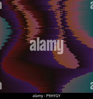 TV background with glitches Stock Vector