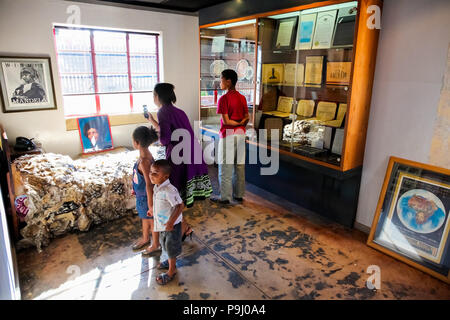 Johannesburg, South Africa, September 11, 2011, Inside Nelson Mandela Home in Soweto South Africa Stock Photo