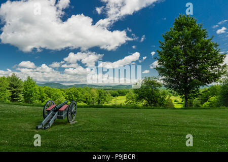 Canon at Saratoga National Historical Park, Stillwater, New York, USA Stock Photo