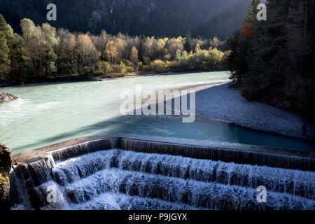 Lechfall near Fussen Stock Photo