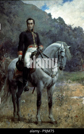 Simon Bolivar (1783-1830), Venezuelan Liberator. Prints from