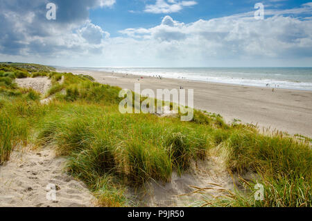 The Beach in Henne Strand Stock Photo