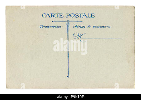 Carte de France papier kraft Stock Photo