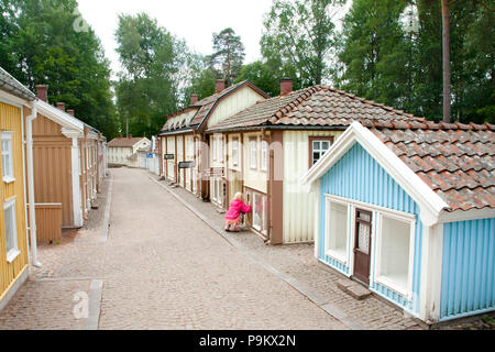 VIMMERBY, SWEDEN - June 19, 2018- Astrid Lindgren's World, Astrid Lindgrens Varld is a theme park located in Astrid Lindgren's native city Vimmerby in Stock Photo