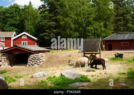 VIMMERBY, SWEDEN - June 19, 2018- Astrid Lindgren's World, Astrid Lindgrens Varld is a theme park located in Astrid Lindgren's native city Vimmerby in Stock Photo