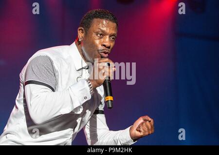 Chicago, Illinois, USA. 14th July, 2018. KEITH SWEAT during the 4th Annual V103 Summer Block Party at Huntington Bank Pavilion in Chicago, Illinois Credit: Daniel DeSlover/ZUMA Wire/Alamy Live News Stock Photo