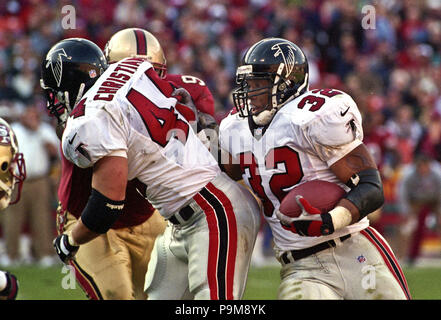 Falcons #36 Full Back Vernon Hayes in the game between the Atlanta Falcons  and the New York Giants at Giants Stadium, Rutherford, New Jersey The  Giants defeated the Falcons 34-31. (Credit Image: ©