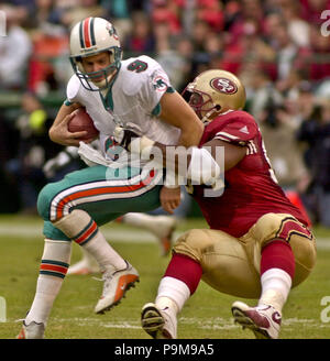 Jan 19, 2002; San Francisco, CA, USA; Former San Francisco 49ers wide  receiver Mike Wilson, from Manhattan Beach, shows off his 23rd and 24th Super  Bowl Rings on Sunday, December 16, 2001