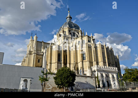 Almudena Cathedral (Catedral de la Almudena), Madrid, Spain Stock Photo