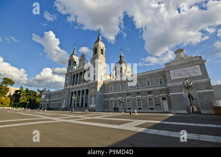 Almudena Cathedral (Catedral de la Almudena), Madrid, Spain Stock Photo