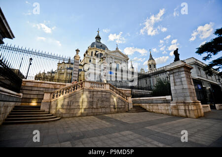 Almudena Cathedral (Catedral de la Almudena), Madrid, Spain Stock Photo