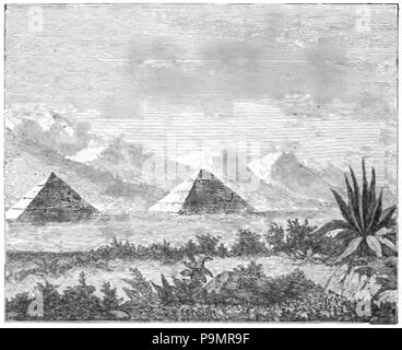 166 Atlantis - The Antediluvian World 1882 p338 Stock Photo